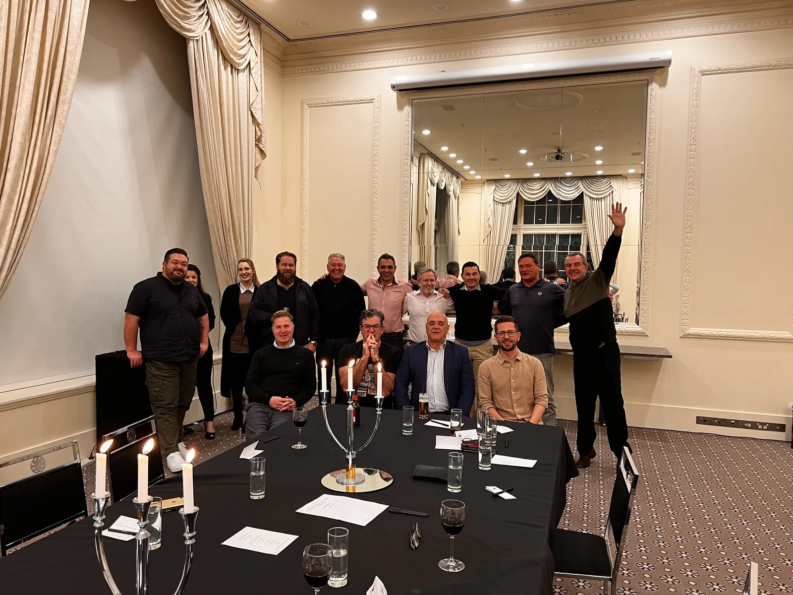 A ConnectX facilitated dinner in progress