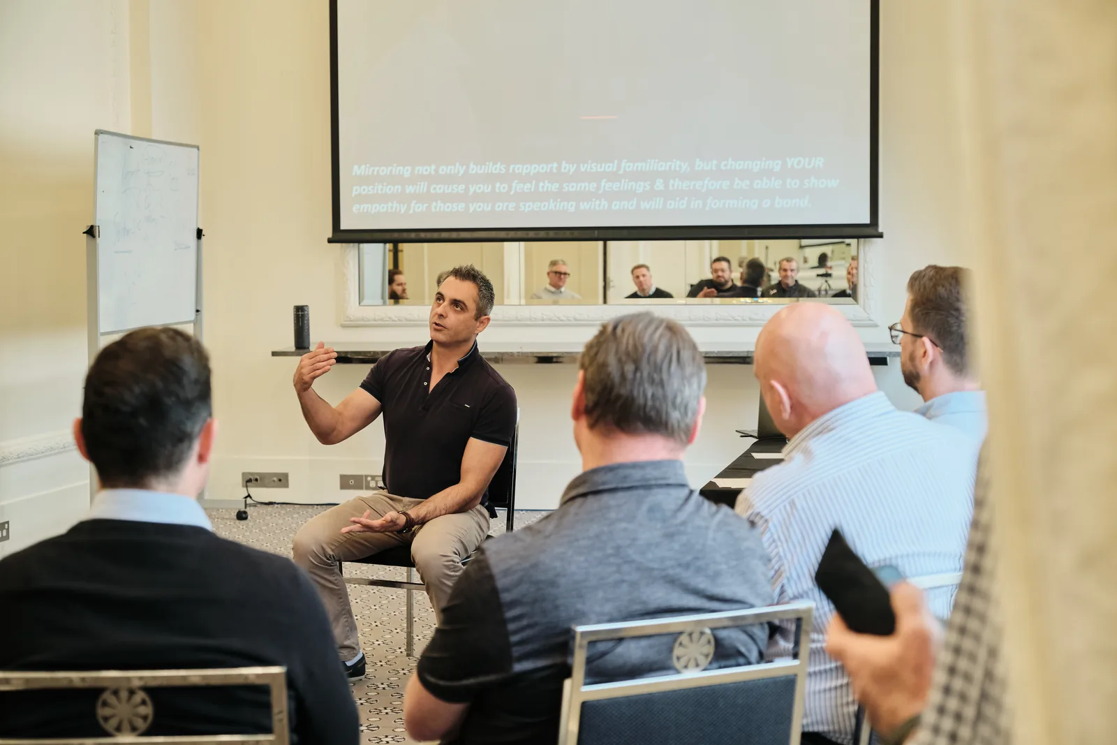 Mind Hacker cyber-security awareness session delivered to delegates